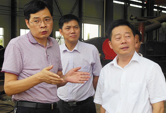 長沙市副市長何寄華同志來我公司視察指導(dǎo)工作！